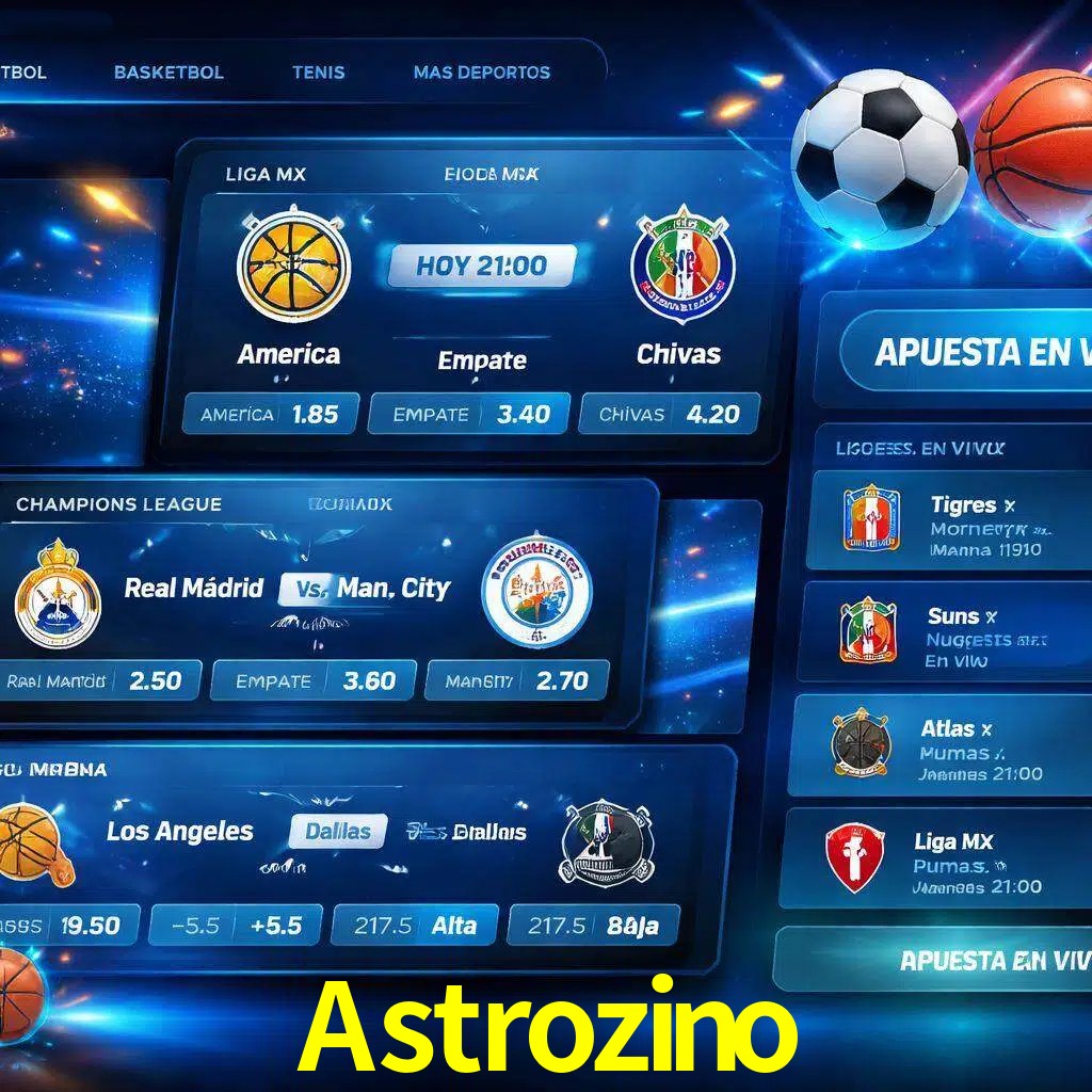 Mercados de apuestas deportivas Astrozino para jugadores en México