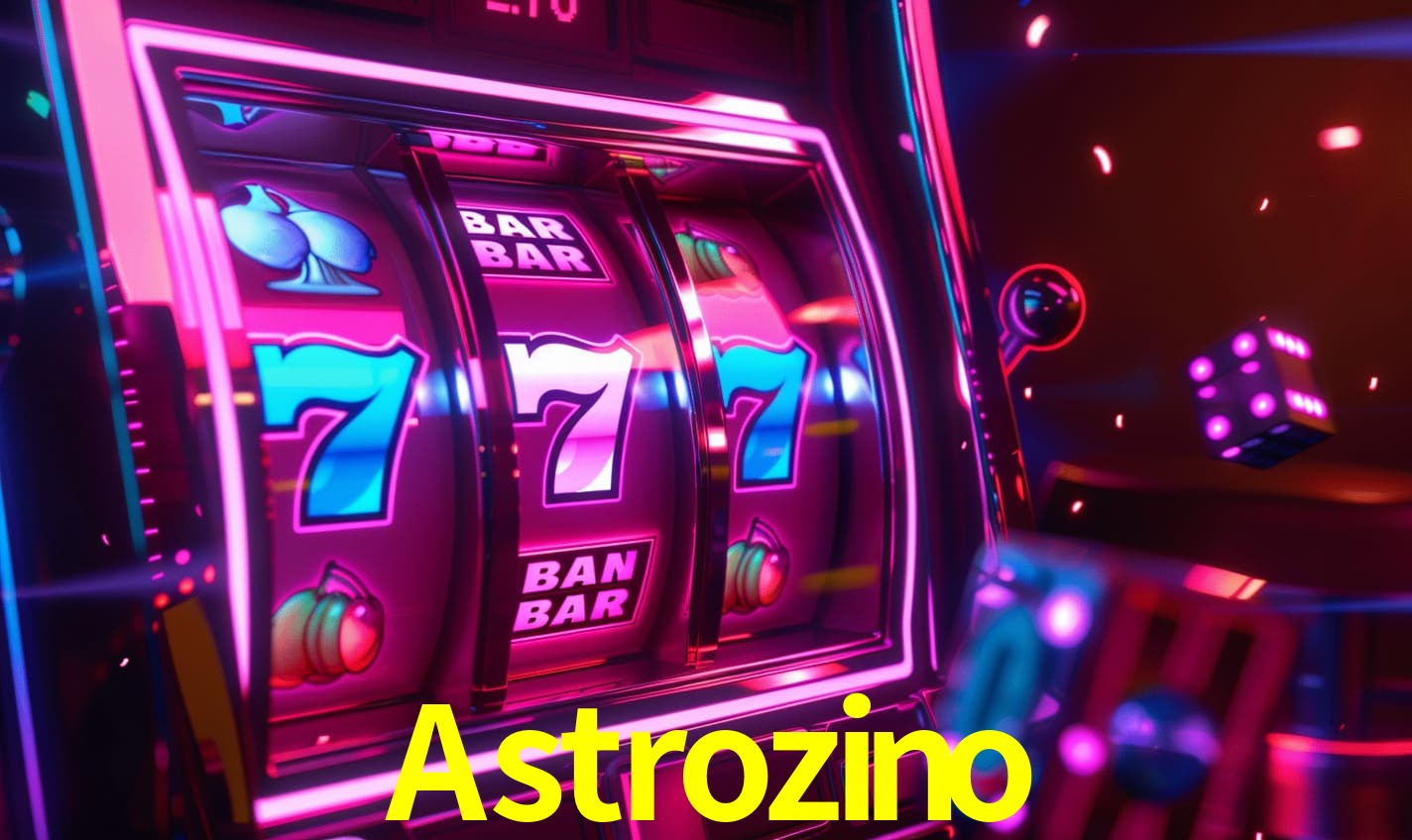 Escena dinámica inspirada en casino con iluminación Astrozino, cartas, fichas e íconos de juegos digitales en un espacio moderno de juegos.